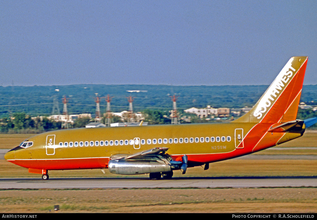 Aircraft Photo of N25SW | Boeing 737-2A1 | Southwest Airlines | AirHistory.net #13411