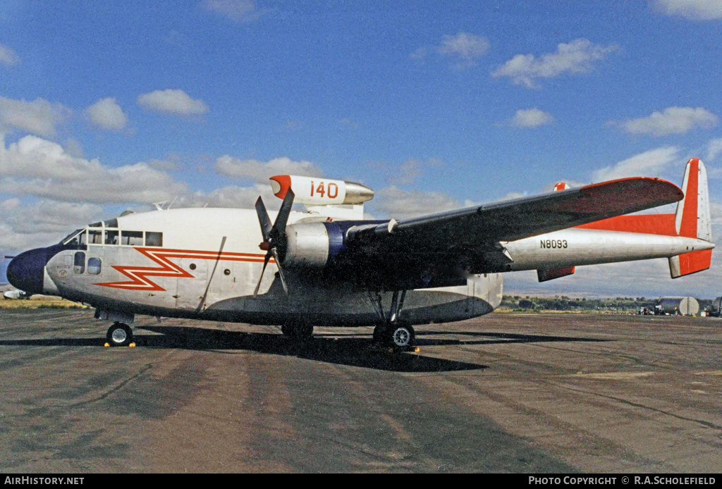 Aircraft Photo of N8093 | Fairchild C-119G(AT) Flying Boxcar | Hawkins & Powers Aviation | AirHistory.net #13413