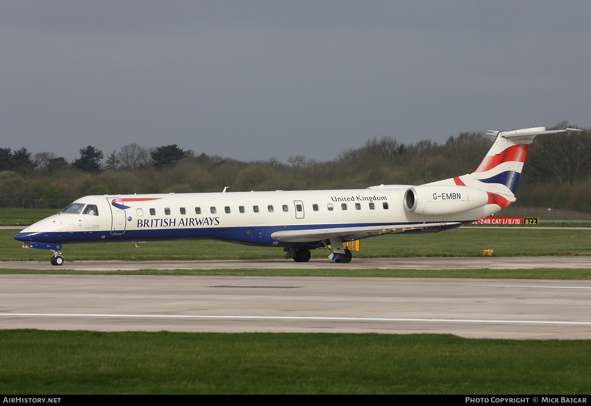 Aircraft Photo of G-EMBN | Embraer ERJ-145EU (EMB-145EU) | British Airways | AirHistory.net #13421