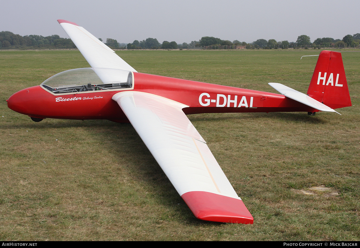 Aircraft Photo of G-DHAL | Schleicher ASK-13 | Bicester Gliding Centre | AirHistory.net #13425