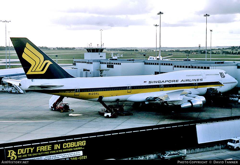 Aircraft Photo of N125KL | Boeing 747-312 | Singapore Airlines | AirHistory.net #13464
