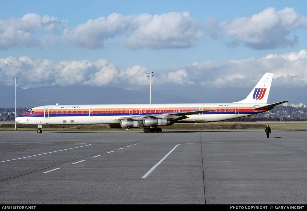 Aircraft Photo of N8083U | McDonnell Douglas DC-8-61 | United Airlines | AirHistory.net #13487