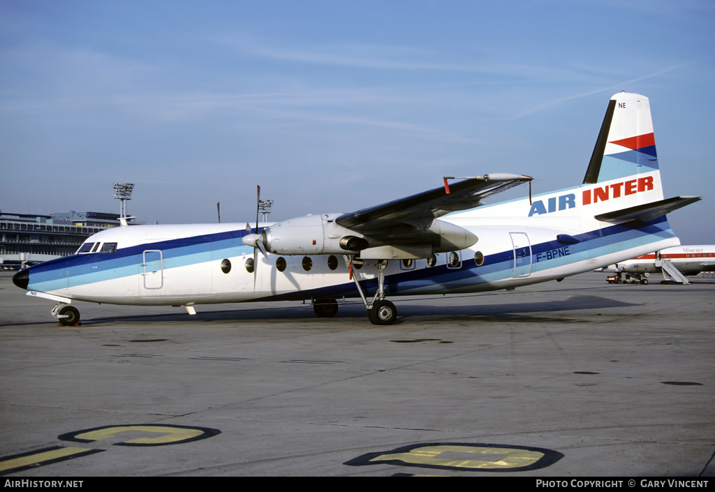Aircraft Photo of F-BPNE | Fokker F27-500 Friendship | Air Inter | AirHistory.net #13488