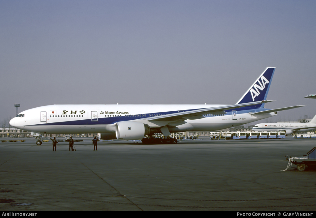 Aircraft Photo of JA703A | Boeing 777-281 | All Nippon Airways - ANA | AirHistory.net #13492