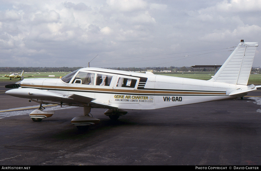 Aircraft Photo of VH-GAO | Piper PA-32-260 Cherokee Six | Geikie Air Charter | AirHistory.net #13507