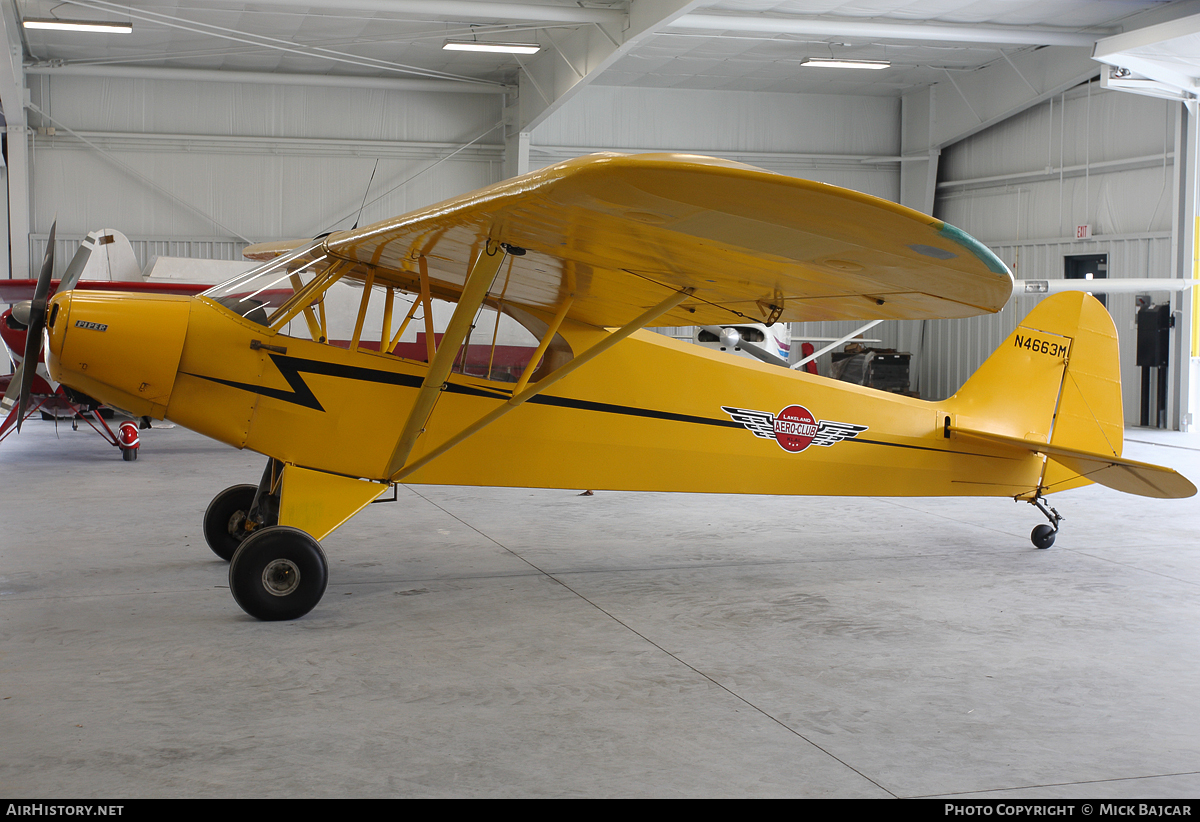 Aircraft Photo of N4663M | Piper PA-11 Cub Special | Lakeland Aero Club | AirHistory.net #13510