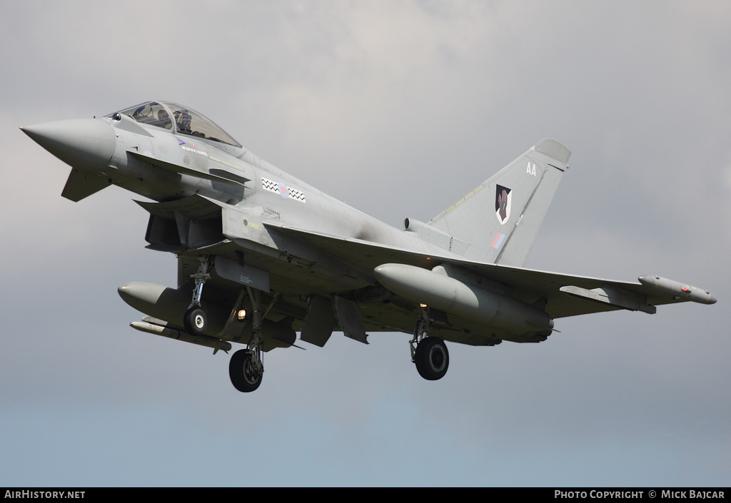 Aircraft Photo of ZJ930 | Eurofighter EF-2000 Typhoon FGR4 | UK - Air Force | AirHistory.net #13535