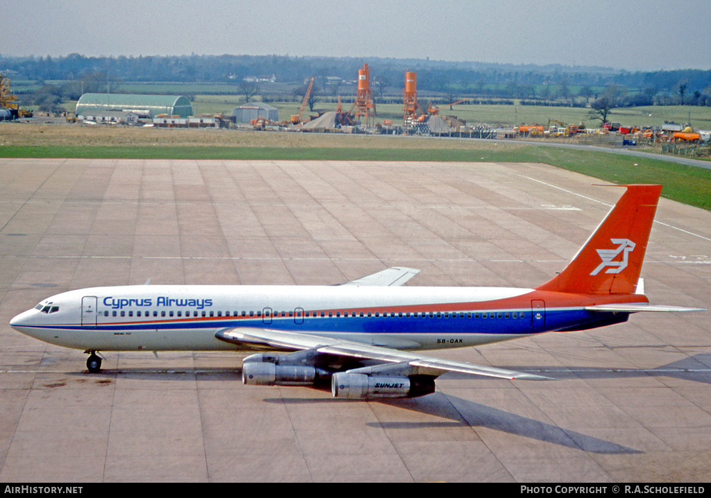 Aircraft Photo of 5B-DAK | Boeing 707-123B | Cyprus Airways | AirHistory.net #13549