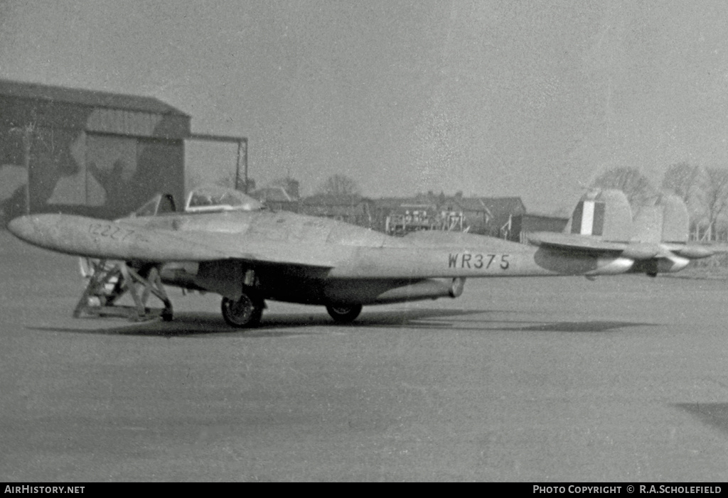 Aircraft Photo of WR375 | De Havilland D.H. 112 Venom FB4 | UK - Air Force | AirHistory.net #13551