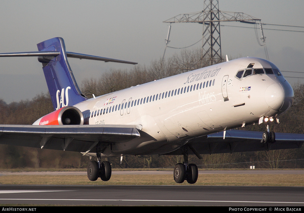 Aircraft Photo of SE-DIC | McDonnell Douglas MD-87 (DC-9-87) | Scandinavian Airlines - SAS | AirHistory.net #13578