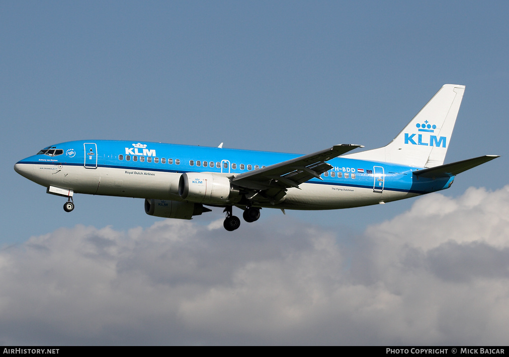 Aircraft Photo of PH-BDD | Boeing 737-306 | KLM - Royal Dutch Airlines | AirHistory.net #13581