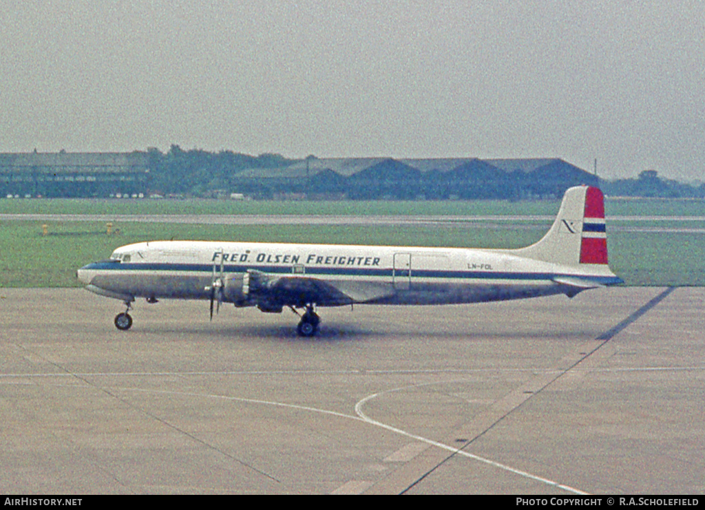 Aircraft Photo of LN-FOL | Douglas DC-6A | Fred. Olsen Freighter | AirHistory.net #13597