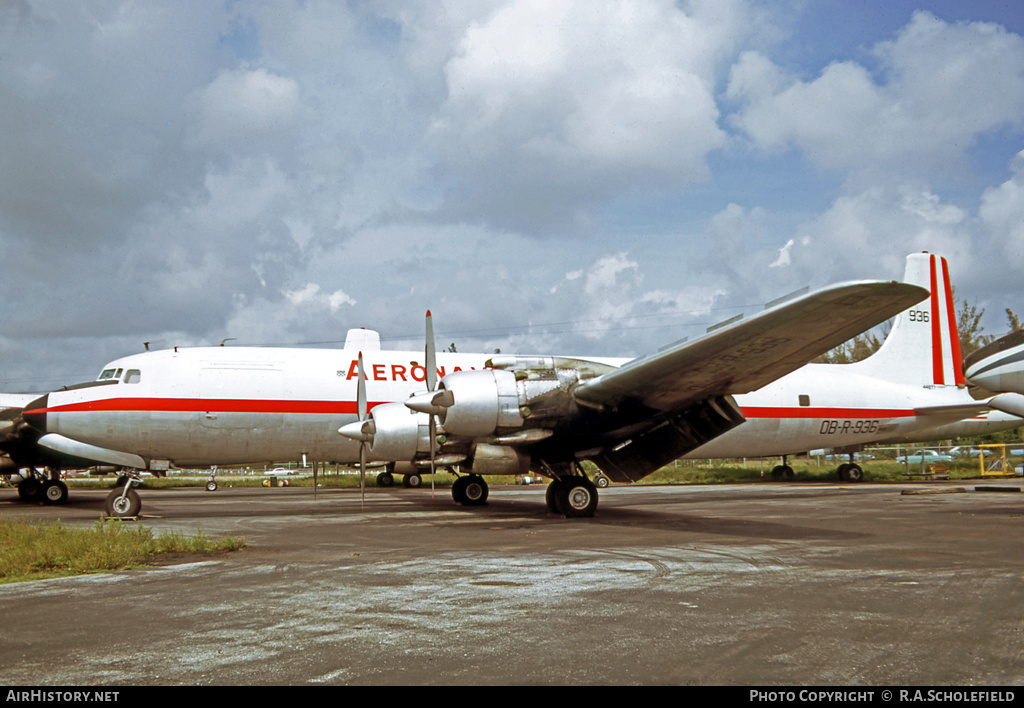 Aircraft Photo of OB-R-936 | Douglas DC-7C(F) | Aeronaves del Peru | AirHistory.net #13609