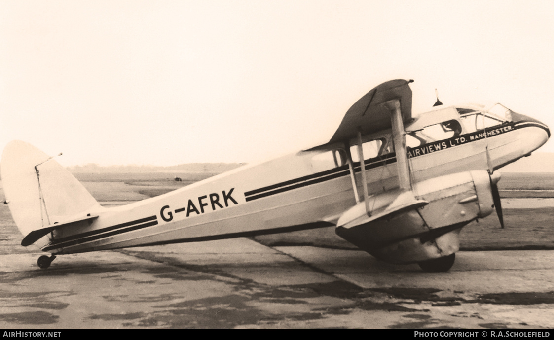 Aircraft Photo of G-AFRK | De Havilland D.H. 89A Dragon Rapide | Airviews | AirHistory.net #13618