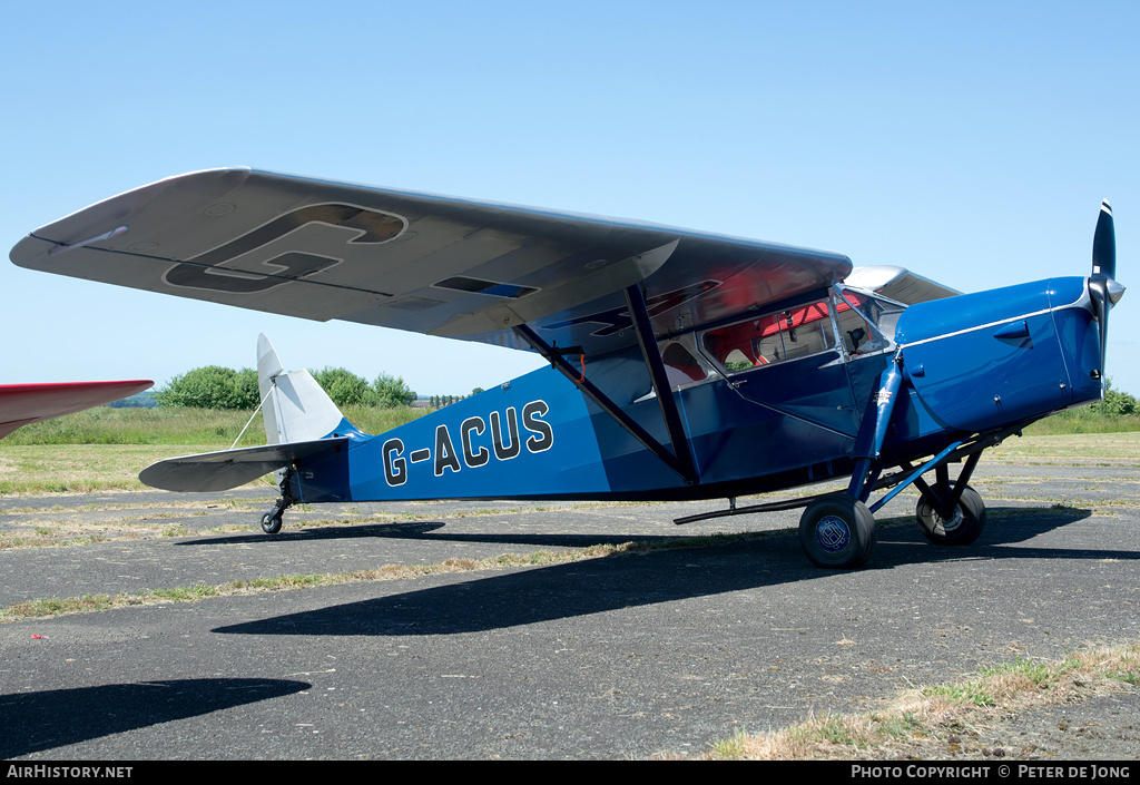Aircraft Photo of G-ACUS | De Havilland D.H. 85 Leopard Moth | AirHistory.net #13627