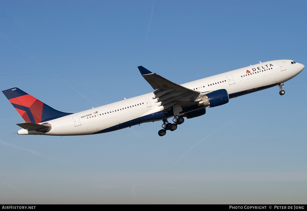 Aircraft Photo of N804NW | Airbus A330-323 | Delta Air Lines | AirHistory.net #13630
