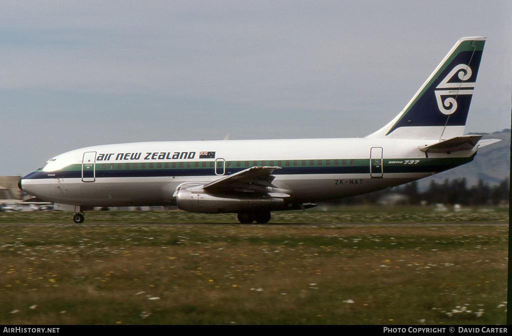 Aircraft Photo of ZK-NAT | Boeing 737-219/Adv | Air New Zealand | AirHistory.net #13659