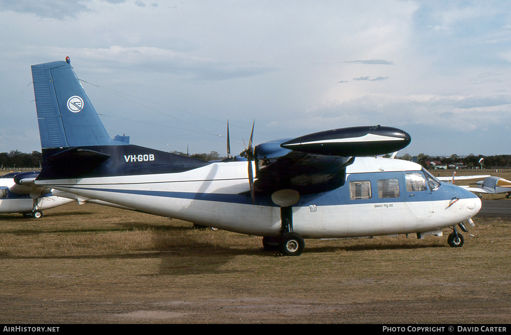 Aircraft Photo of VH-GOB | Piaggio P-166 | Qasco Pty. Ltd. | AirHistory.net #13665