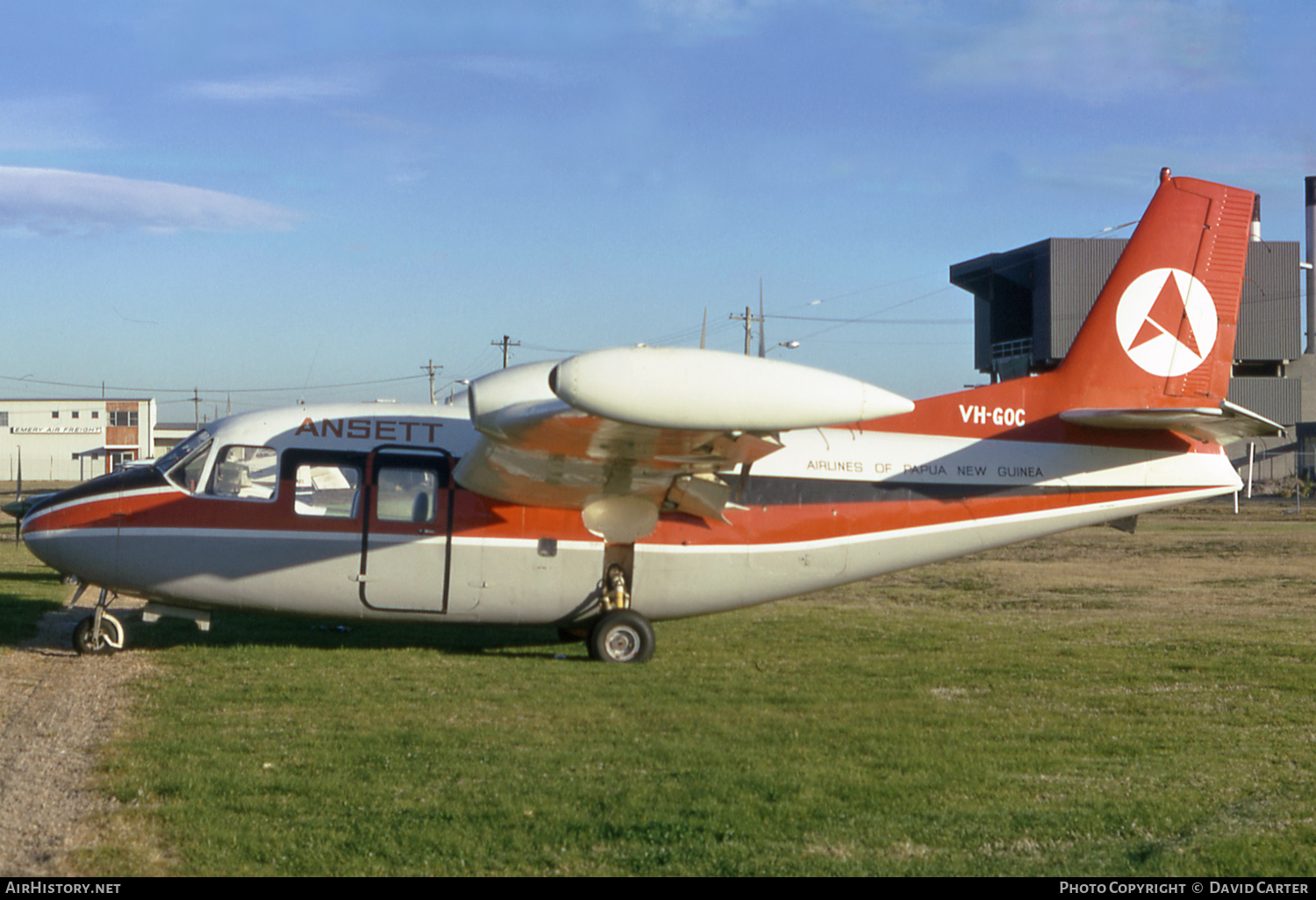 Aircraft Photo of VH-GOC | Piaggio P-166A | Ansett Airlines of Papua New Guinea | AirHistory.net #13666