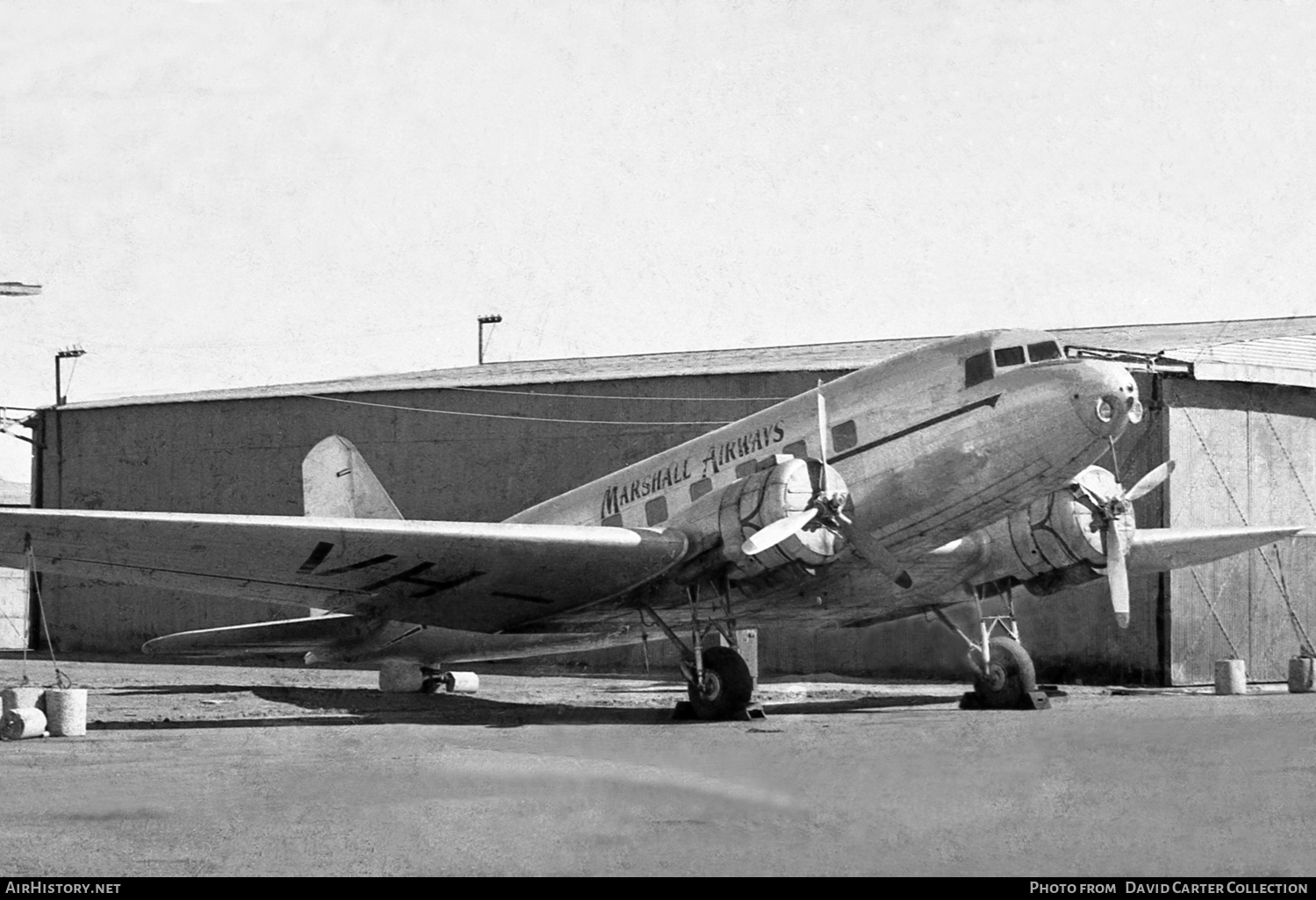 Aircraft Photo of VH-CDZ | Douglas DC-2-115G | Marshall Airways | AirHistory.net #13671