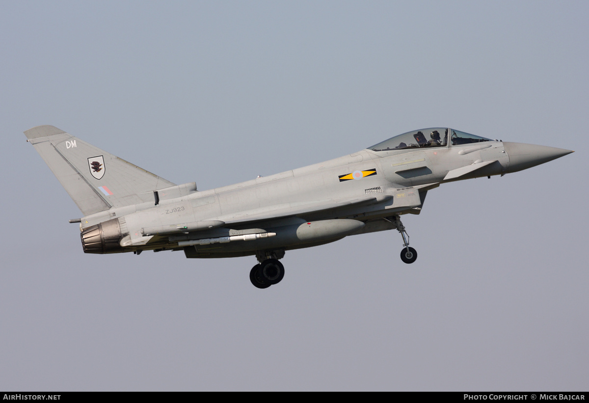 Aircraft Photo of ZJ923 | Eurofighter EF-2000 Typhoon FGR4 | UK - Air Force | AirHistory.net #13679