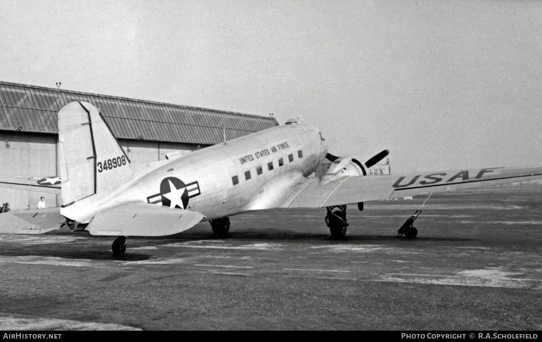 Aircraft Photo of 43-48908 / 348908 | Douglas C-47B Skytrain | USA - Air Force | AirHistory.net #13691