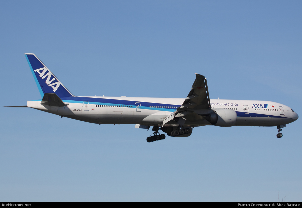 Aircraft Photo of JA786A | Boeing 777-381/ER | All Nippon Airways - ANA | AirHistory.net #13700