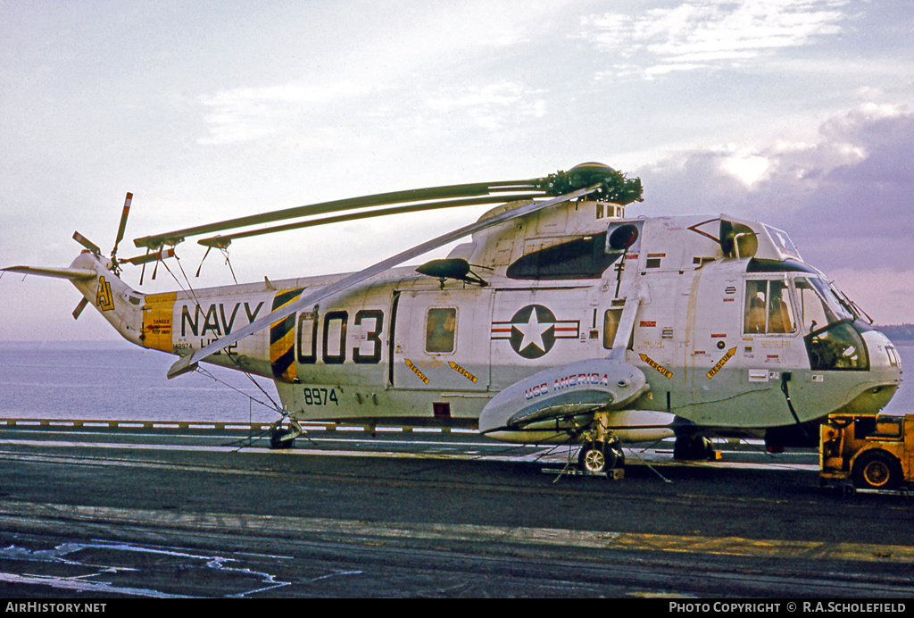 Aircraft Photo of 148974 / 8974 | Sikorsky SH-3G Sea King (S-61B) | USA - Navy | AirHistory.net #13710