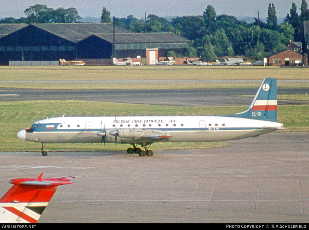 Aircraft Photo of SP-LSE | Ilyushin Il-18V | LOT Polish Airlines - Polskie Linie Lotnicze | AirHistory.net #13715