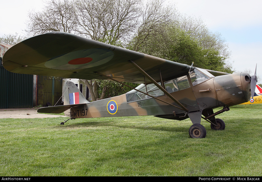 Aircraft Photo of G-ANHS / MT197 | Taylorcraft G Auster Mk4 | UK - Air Force | AirHistory.net #13722