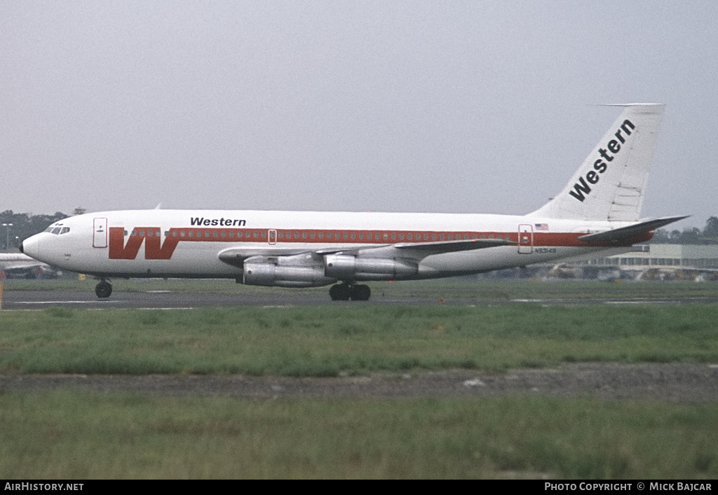 Aircraft Photo of N93149 | Boeing 720-047B | Western Airlines | AirHistory.net #13724