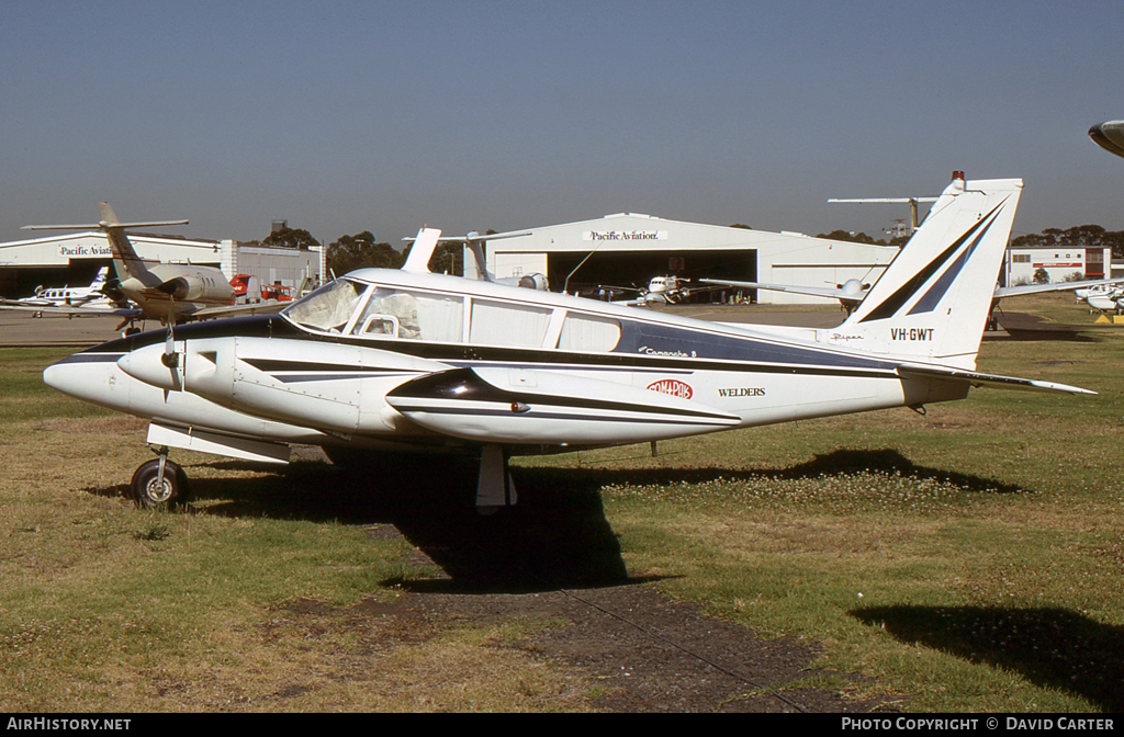 Aircraft Photo of VH-GWT | Piper PA-30-160 Twin Comanche B | Com-Pak Welders | AirHistory.net #13729