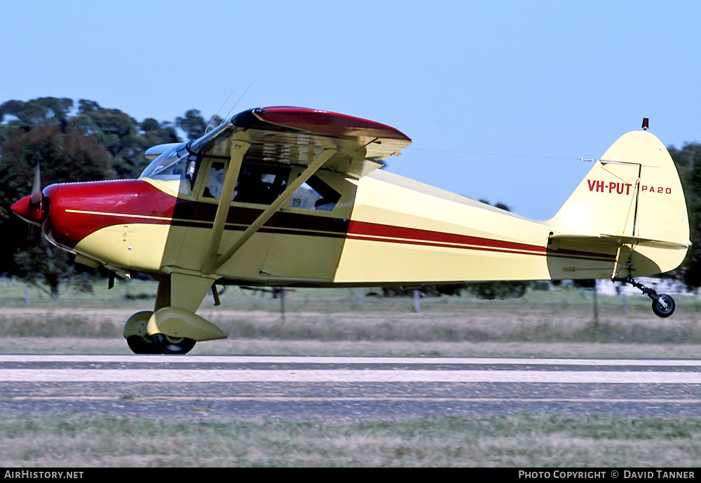 Aircraft Photo of VH-PUT | Piper PA-22/20-160 Pacer | AirHistory.net #13742