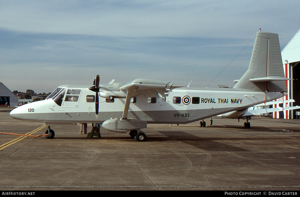 Aircraft Photo of 120 / VH-HBS | GAF N-24A Nomad | Thailand - Navy | AirHistory.net #13765