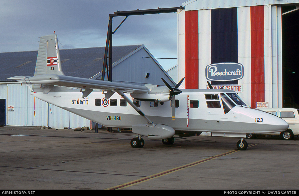 Aircraft Photo of 123 / VH-HBU | GAF N-24A Nomad | Thailand - Navy | AirHistory.net #13767