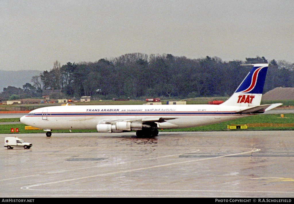 Aircraft Photo of ST-APY | Boeing 707-351C | Trans Arabian Air Transport - TAAT | AirHistory.net #13798