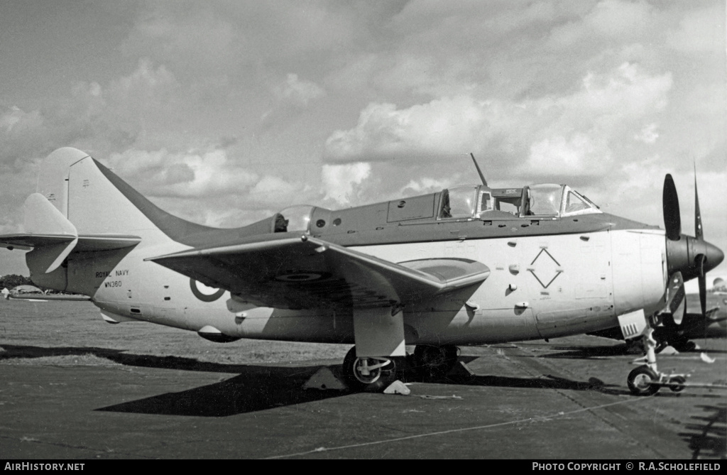 Aircraft Photo of WN360 | Fairey Gannet AS.1 | UK - Navy | AirHistory.net #13799