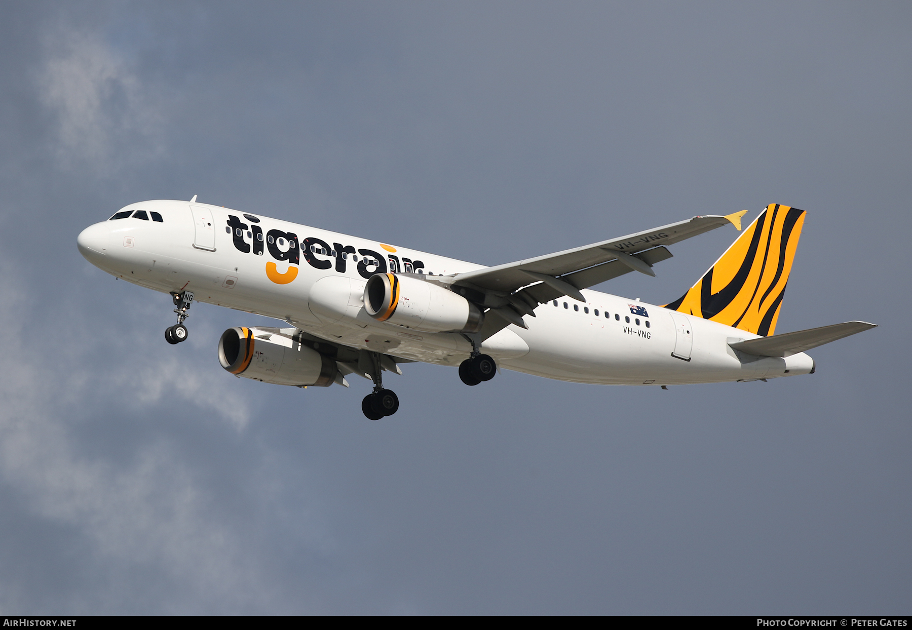 Aircraft Photo of VH-VNG | Airbus A320-232 | Tigerair | AirHistory.net #13801