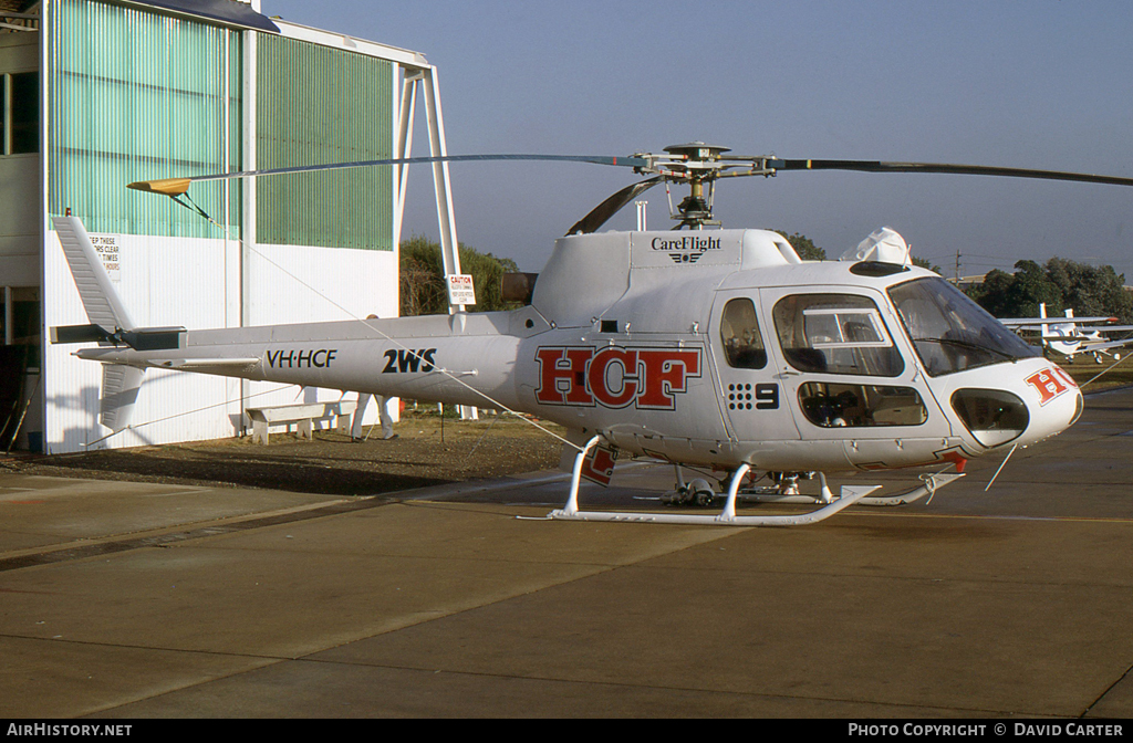 Aircraft Photo of VH-HCF | Aerospatiale AS-350B Squirrel | CareFlight | AirHistory.net #13802