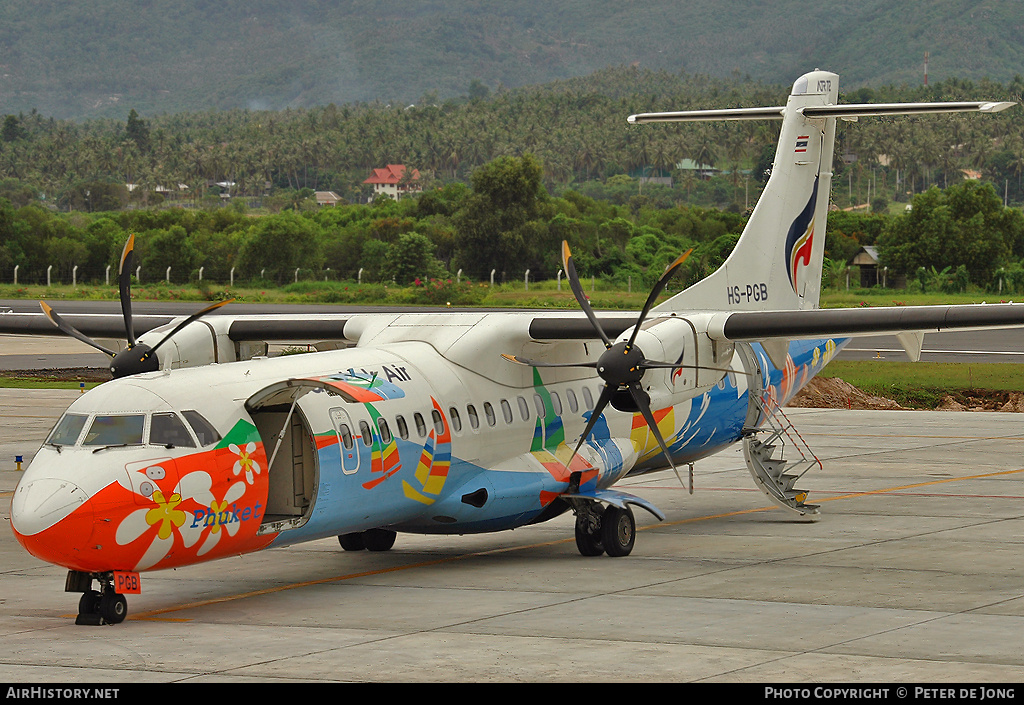 Aircraft Photo of HS-PGB | ATR ATR-72-500 (ATR-72-212A) | Bangkok Airways | AirHistory.net #13815