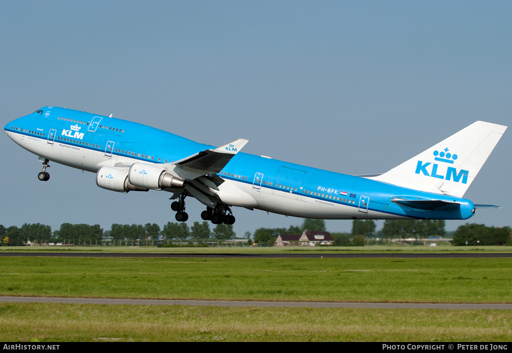 Aircraft Photo of PH-BFK | Boeing 747-406M | KLM - Royal Dutch Airlines | AirHistory.net #13816