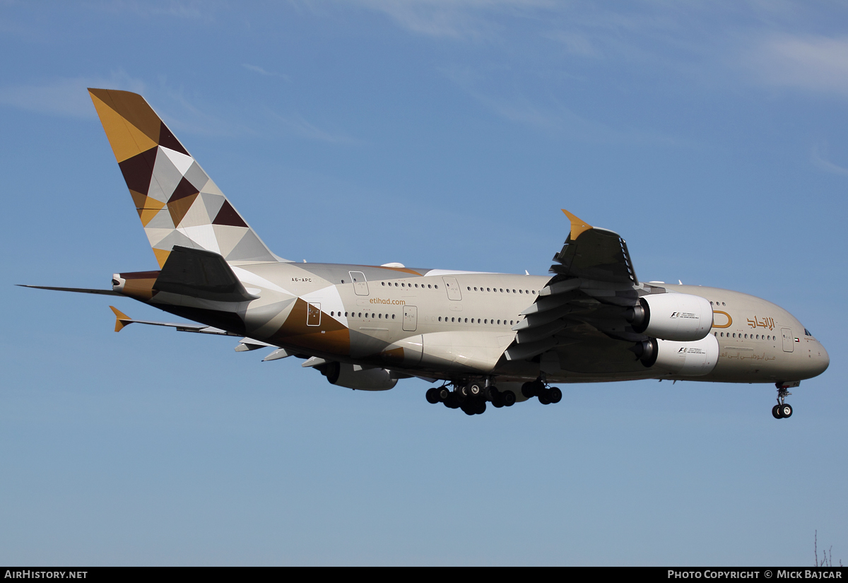 Aircraft Photo of A6-APC | Airbus A380-861 | Etihad Airways | AirHistory.net #13835