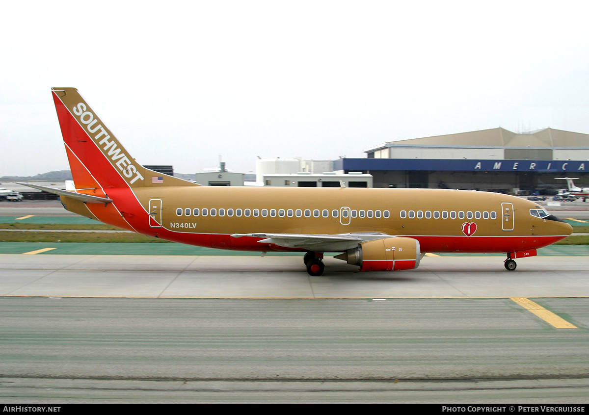 Aircraft Photo of N340LV | Boeing 737-3K2 | Southwest Airlines | AirHistory.net #13836