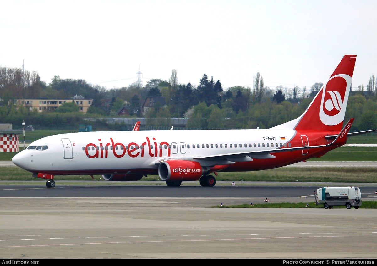 Aircraft Photo of D-ABBF | Boeing 737-86J | Air Berlin | AirHistory.net #13837