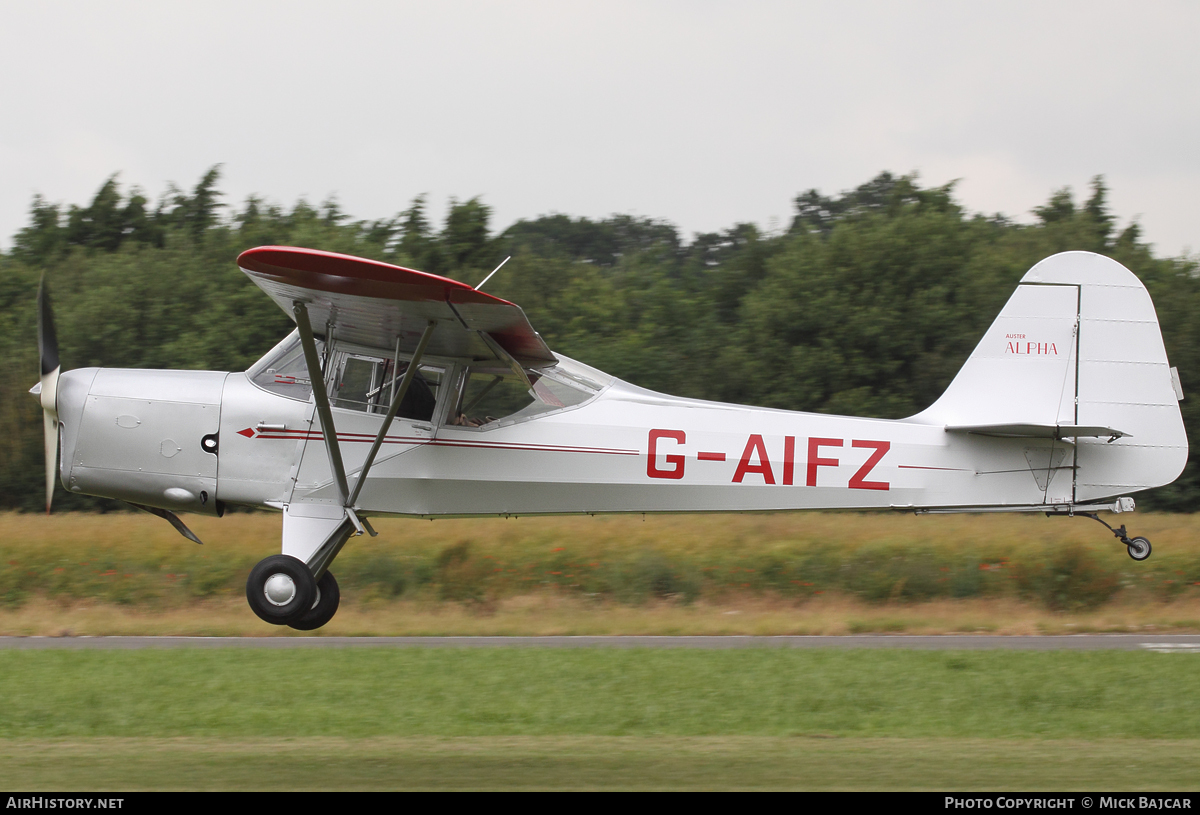 Aircraft Photo of G-AIFZ | Auster J-1N Alpha | AirHistory.net #13861