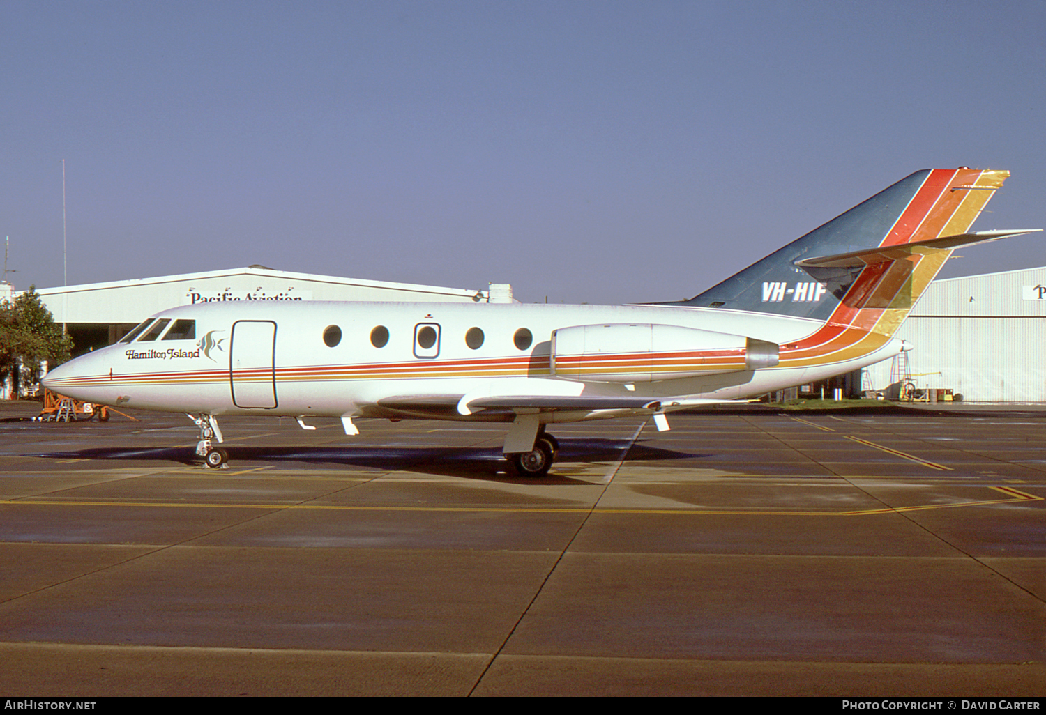 Aircraft Photo of VH-HIF | Dassault Falcon 20E | Hamilton Island | AirHistory.net #13862