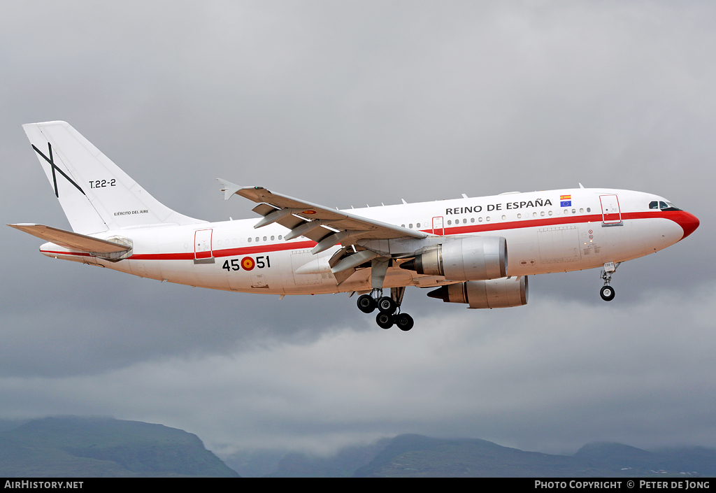 Aircraft Photo of T22-2 | Airbus A310-304 | Spain - Air Force | AirHistory.net #13888