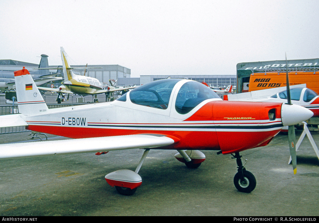 Aircraft Photo of D-EBOW | Bolkow BO-209 Monsun | AirHistory.net #13897