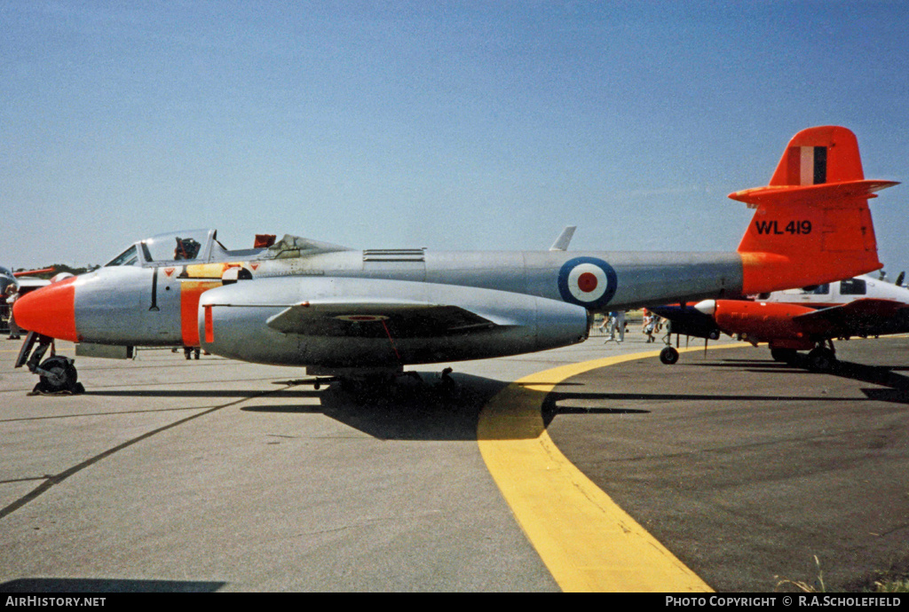 Aircraft Photo of WL419 | Gloster Meteor T7 (Mod) | UK - Air Force | AirHistory.net #13911