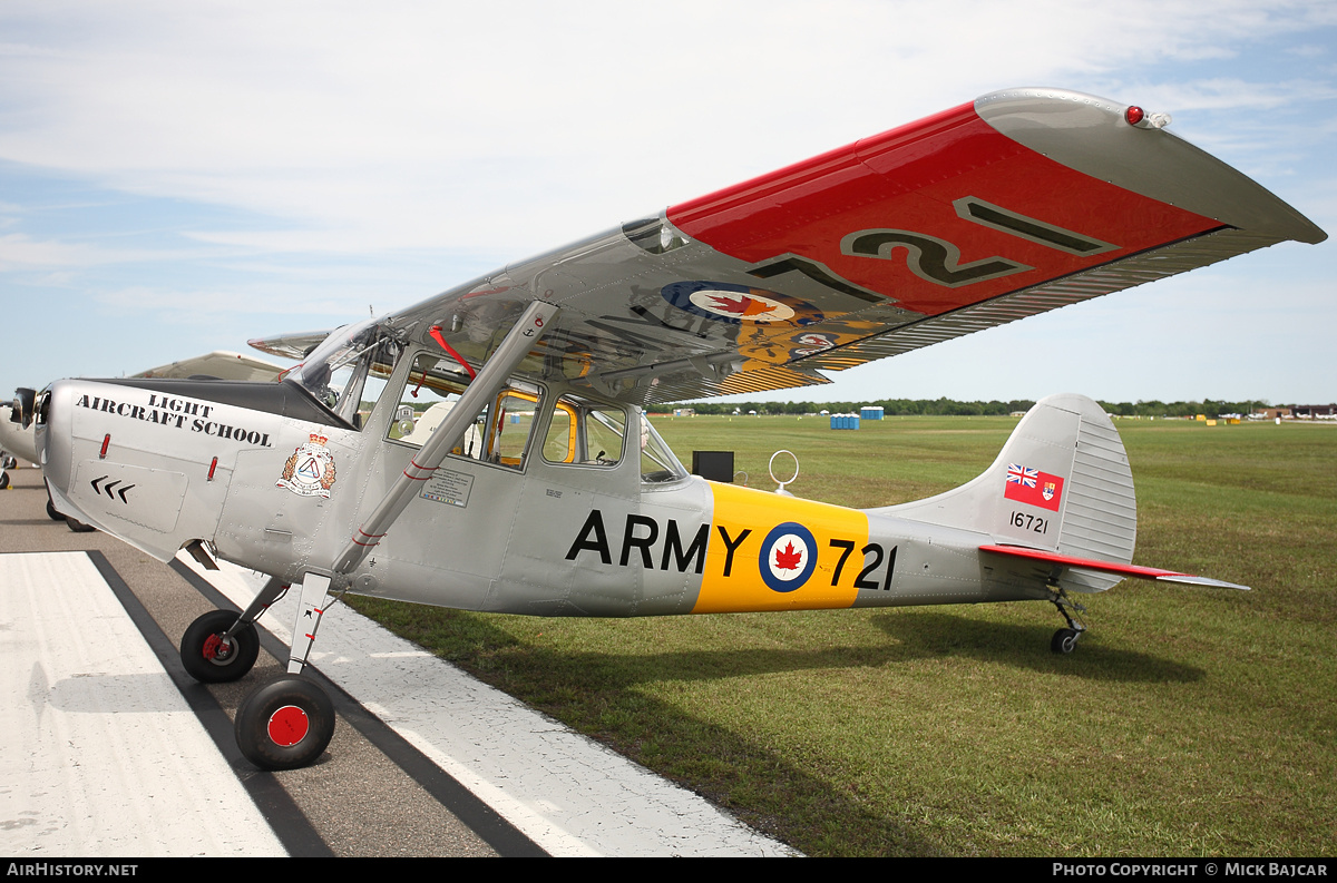 Aircraft Photo of C-FTAL / 16721 | Cessna O-1E Bird Dog | Canada - Army | AirHistory.net #13955